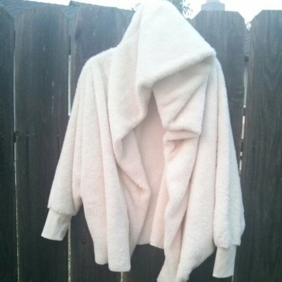 Alison Andrews Jackets & Blazers - Hooded Faux Shearling/ Sherpa/Teddy Coat